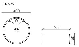 Раковина Ceramica Nova Element CN5027 40см белый